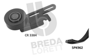 KCA0011 Sada žebrovaných klínových řemenů BREDA LORETT