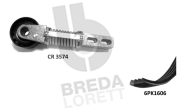 KCA0044 BREDA LORETT ozubený klinový remeň - sada KCA0044 BREDA LORETT