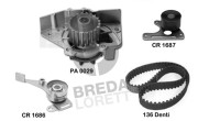 KPA0116C BREDA LORETT vodné čerpadlo + sada ozubeného remeňa KPA0116C BREDA LORETT