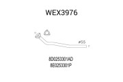 WEX3976 Výfuková trubka QWP