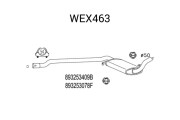 WEX463 Střední tlumič výfuku QWP