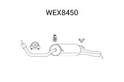 WEX8450 Střední tlumič výfuku QWP