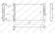 WRA135 QWP chladič motora WRA135 QWP