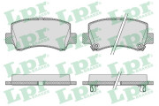 05P1642 Sada brzdových destiček, kotoučová brzda LPR