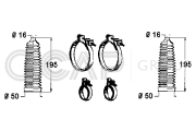 0901384 OCAP manżeta riadenia - opravná sada 0901384 OCAP