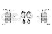 0901624 OCAP manżeta riadenia - opravná sada 0901624 OCAP