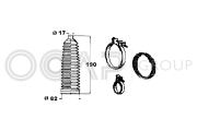 0901955 OCAP manżeta riadenia - opravná sada 0901955 OCAP