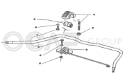 0902207 OCAP opravná sada spojovacej tyče stabilizátora 0902207 OCAP