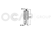1211265 OCAP manżeta riadenia 1211265 OCAP