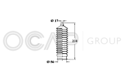 1211337 OCAP manżeta riadenia 1211337 OCAP