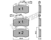 260.0 TRUSTING sada brzdových platničiek kotúčovej brzdy 260.0 TRUSTING