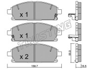 421.2 TRUSTING sada brzdových platničiek kotúčovej brzdy 421.2 TRUSTING