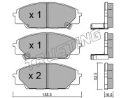 450.0 TRUSTING sada brzdových platničiek kotúčovej brzdy 450.0 TRUSTING