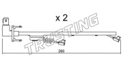 SU.184K TRUSTING výstrażný kontakt opotrebenia brzdového oblożenia SU.184K TRUSTING