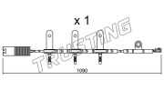 SU.189 TRUSTING výstrażný kontakt opotrebenia brzdového oblożenia SU.189 TRUSTING