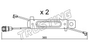 SU.245K Vystrazny kontakt, opotrebeni oblozeni TRUSTING