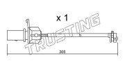 SU.248 Vystrazny kontakt, opotrebeni oblozeni TRUSTING