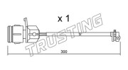 SU.249 Vystrazny kontakt, opotrebeni oblozeni TRUSTING