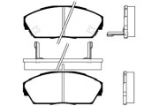 BP-2021 Sada brzdových destiček, kotoučová brzda KAVO PARTS