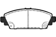 BP-2034 Sada brzdových destiček, kotoučová brzda KAVO PARTS