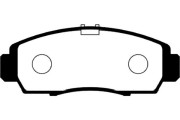 BP-2038 Sada brzdových destiček, kotoučová brzda KAVO PARTS