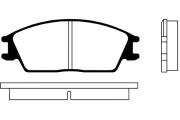 BP-3001 Sada brzdových destiček, kotoučová brzda KAVO PARTS