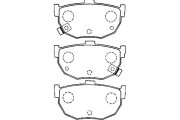 BP-3017 Sada brzdových destiček, kotoučová brzda KAVO PARTS