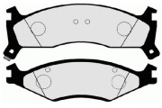 BP-4024 Sada brzdových destiček, kotoučová brzda KAVO PARTS