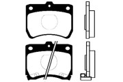 BP-4511 Sada brzdových destiček, kotoučová brzda KAVO PARTS