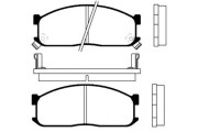 BP-4514 Sada brzdových destiček, kotoučová brzda KAVO PARTS