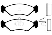 BP-4528 Sada brzdových destiček, kotoučová brzda KAVO PARTS