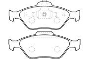 BP-4554 Sada brzdových destiček, kotoučová brzda KAVO PARTS