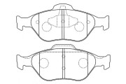 BP-4567 Sada brzdových destiček, kotoučová brzda KAVO PARTS