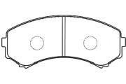 BP-5545 Sada brzdových destiček, kotoučová brzda KAVO PARTS