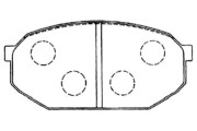 BP-5547 Sada brzdových destiček, kotoučová brzda KAVO PARTS