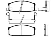 BP-6509 Sada brzdových destiček, kotoučová brzda KAVO PARTS