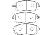 BP-8017 Sada brzdových destiček, kotoučová brzda KAVO PARTS