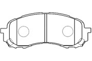 BP-8018 Sada brzdových destiček, kotoučová brzda KAVO PARTS