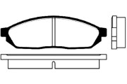 BP-8500 Sada brzdových destiček, kotoučová brzda KAVO PARTS