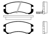 BP-8503 Sada brzdových destiček, kotoučová brzda KAVO PARTS