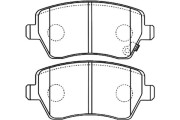 BP-8526 Sada brzdových destiček, kotoučová brzda KAVO PARTS