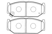 BP-8531 Sada brzdových destiček, kotoučová brzda KAVO PARTS