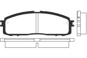 BP-9048 Sada brzdových destiček, kotoučová brzda KAVO PARTS