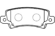 BP-9079 Sada brzdových destiček, kotoučová brzda KAVO PARTS