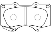 BP-9084 Sada brzdových destiček, kotoučová brzda KAVO PARTS