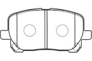 BP-9087 Sada brzdových destiček, kotoučová brzda KAVO PARTS