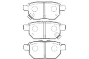 BP-9110 Sada brzdových destiček, kotoučová brzda KAVO PARTS