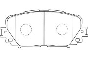 BP-9118 Sada brzdových destiček, kotoučová brzda KAVO PARTS