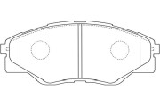 BP-9145 Sada brzdových destiček, kotoučová brzda KAVO PARTS