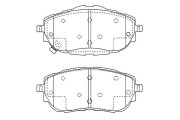 BP-9150 Sada brzdových destiček, kotoučová brzda KAVO PARTS